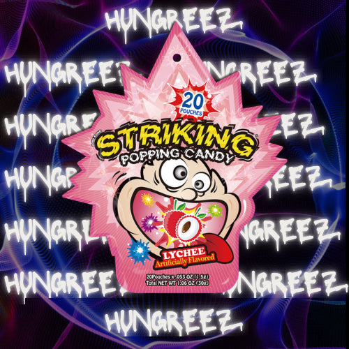 Striking Lychee Popping Candy